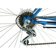 Titan Pioneer 18-Speed Steel Mens Mountain Bicycle, Blue