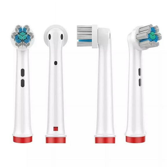 Oral Basics Replacement Brush Heads for Oral-B Braun Electric Toothbrush, Diamond Clean, EB55-X (8 Pack)