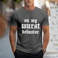 thumbnail image 5 of Razzly Men's T Shirts Funny Graphic Print Casual Short Sleeve Tee Lightweight Comfortable Summer Wear Stylish Daily Top(Dark Gray,2XL), 5 of 6