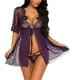 thumbnail image 2 of Gibobby Conjuntos de bragas de encaje Lenceria Extreme Sexy Dessous New Luxury Sexs Color Negro Mujeres Sexy Liguero Lencería Sex Bra and Panty Sets Lenceria Bragas(Morado, M), 2 of 5