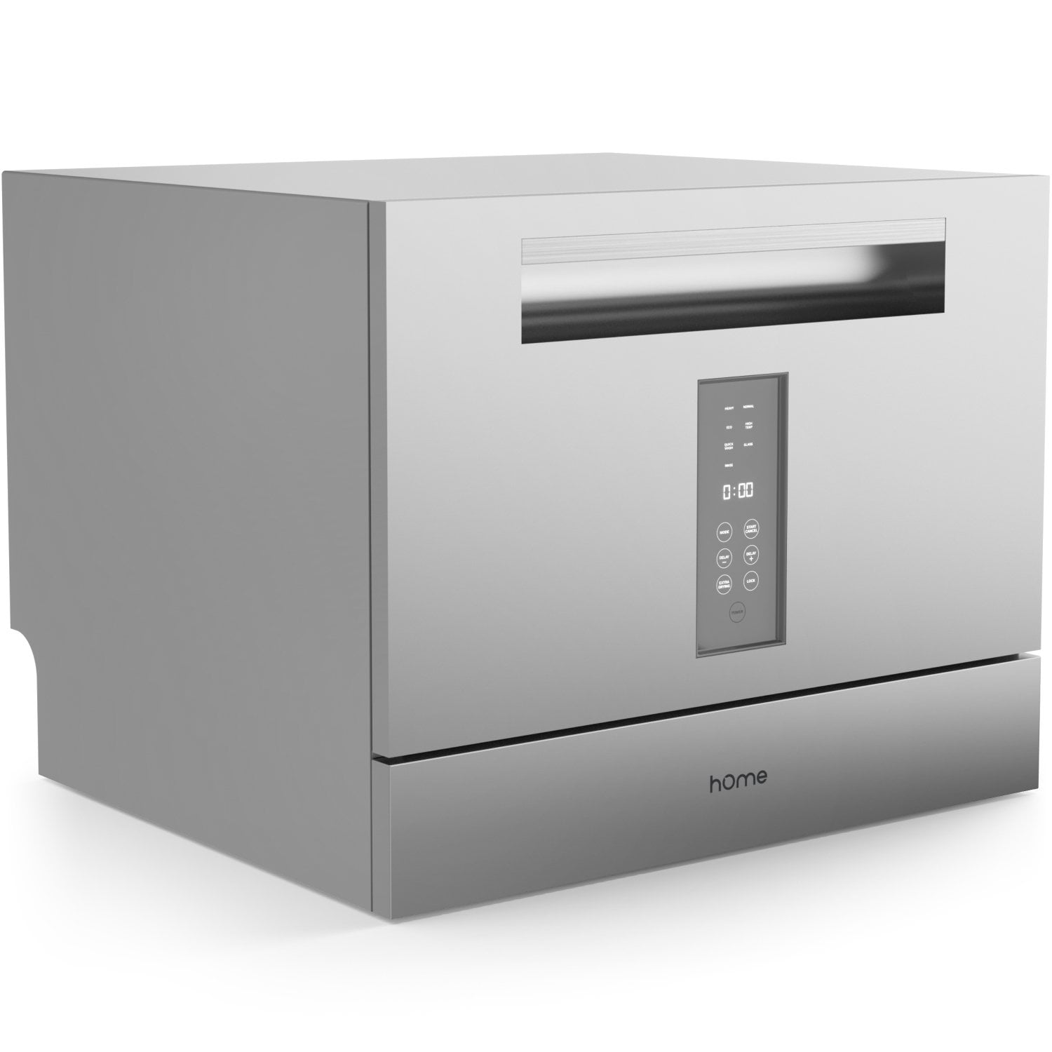 hOmeLabs Digital Countertop Dishwasher with 6 Place Settings Energy