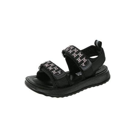 

UKAP Kids Beach Shoes Summer Flat Sandals Open Toe Fisherman Sandal Adjustable Boys Girls Ankle Strap Lightweight Pink 11C