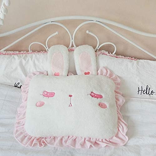 45-120cm Giant Long Bunny Stuffed Hug Pillow Pink Rabbit Girl Sleeping Throw Pillow Pregnant Pillow Boyfriend Pillow 45x35cmclosed (Color : 45x35cmclosed)
