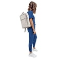 thumbnail image 4 of Yuemengxuan Solid Color Simple Style Casual Round Collar Short Sleeve T-Shirt+ High Waist Trousers, 4 of 6