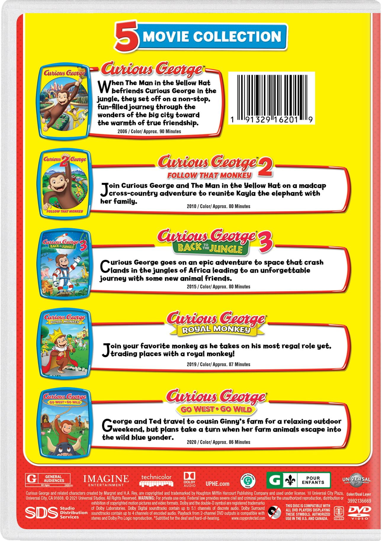 Curious George: 5-Movie Collection (DVD)