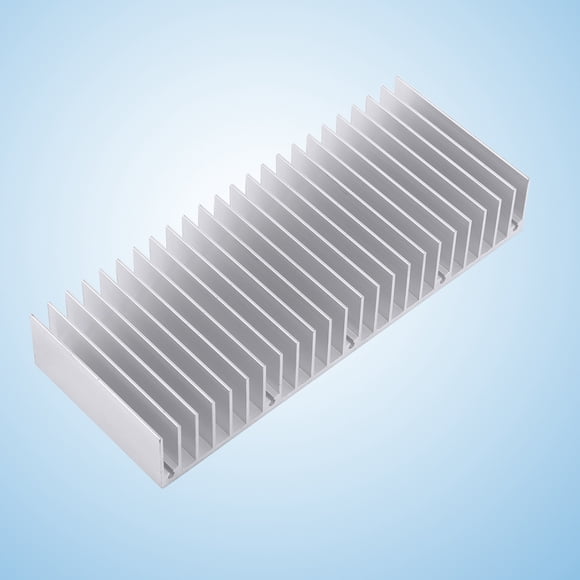 Aluminum Heatsink, Heat Sink, 1pc Aluminum Heatsink Cooling Heat Sink Dense 24 Teeth 15 X 5.9 X 2.5cm for Computer, Power, Desktop Computer Heatsinks