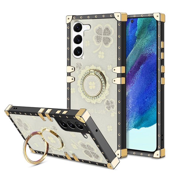 Clover Design Ringstand Case for Samsung Galaxy S23
