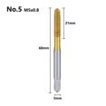 thumbnail image 1 of Extrusion Taps M2 M3 M4 M5 M6 M8 M10 M12 Fluteless Forming Machine Taps Metric Screw Thread Tap Drill Metal Threading Tools, 1 of 7