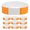 Orange, variant on ELAYARD 100PCS Adjustable Puppy ID Collars for Newborn Puppies Small Dog Name Tags for Litter Identification and Pet ID Safety