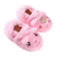 thumbnail image 3 of ZHUASHUM Shoes For Boys And Girls Childrens Girl Cotton Slippers Cute Cartoon Cat Ear Warm Indoor Non Cotton Slippers Pink.Size 3.5-4.5 Years, 3 of 9
