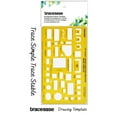 thumbnail image 6 of Traceease General Mapping Symbols Template, Drawing Shapes & Symbols Plastic Ruler, Printed Stencil Scale for Schools/ Colleges/ Institutions, 15.2 cmx 17.6 cm, 6 of 6