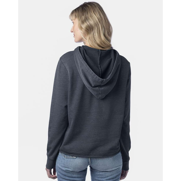 Alternative Women s Day Off Mineral Wash French Terry Hooded Sweatshirt