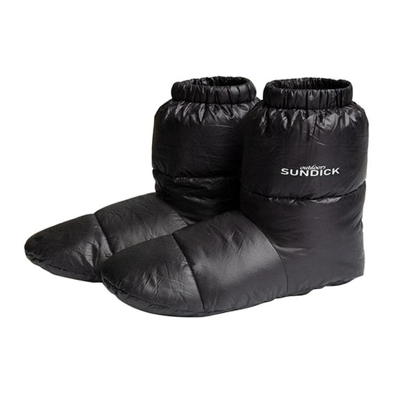 ZheElen Outdoor Winter Duck Down Booties Thermal Slippers 90% white duck Camping for Boots