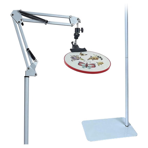 Embroidery Hoop Stand Knee Rotating Stand Hands Free Embroidery Stand for Embroidery Frame Q Snap Frame,1 set x stand