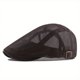 thumbnail image 1 of Sombreros para el sol al aire libre, gorra de malla transpirable para vendedor de periódicos, boina informal para hombre, boinas planas para primavera, verano y otoño, 1 of 5
