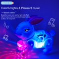 thumbnail image 3 of 2023 Rabbit Toy Music Lovely Luminescent with Traction Rope Attract Attention Entertainment Learning Crawling Cartoon Electronic Walking Rabbit Toy for Child, 3 of 8