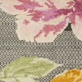thumbnail image 3 of SAFAVIEH Kenya Jessamine Floral Braided Fringe Area Rug, Pink/Dark Grey, 9' x 12', 3 of 4