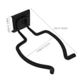 thumbnail image 2 of unbranded Gancho Utilitario Resistente Para En Negro Con Doble Curva Para Uso En Almacenamiento, 2 of 8