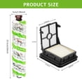 thumbnail image 2 of Hometimes Replacement 2 Brush Rolls + 2 Filters Kit For BISSELL CrossWave All-in-One Pet Multi-Surface Wet Dry Vacuum 2211W 2328, 2 of 5