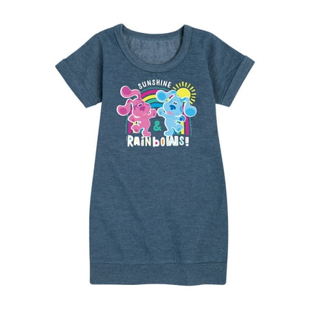 

Blue Clues & You! - Sunshine and Rainbows - Toddler And Youth Girls Fleece Dress