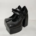 thumbnail image 4 of LSLJS Chaussures à Talon Épais Platform à Bout Escarpé pour Femmes, Aguichant, Banquet, Super High Heel, 4 of 7
