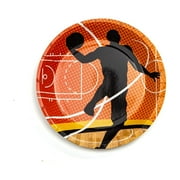 Fun Express Basketball Paper Dessert Plates, 8 Pieces