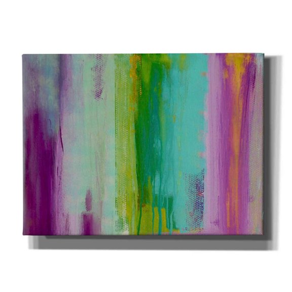 Epic Graffiti  'Spring Stream I' by Erin Ashley Giclee Canvas Wall Art, 16"x12" 18 x 16