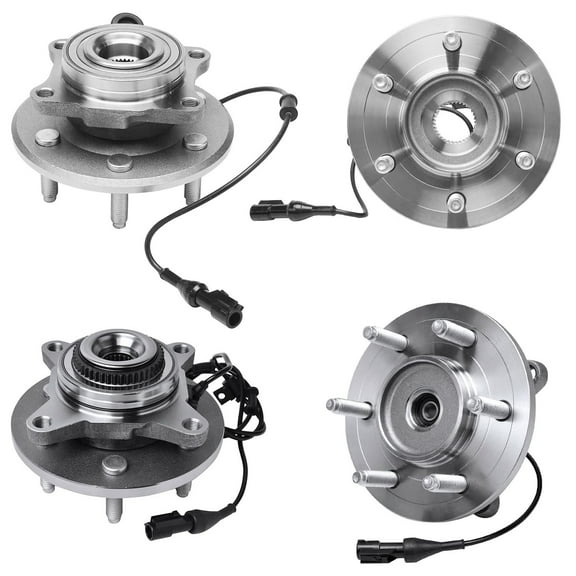 Detroit Axle - 4WD Wheel Bearing Hubs for 2003-2006 Ford Expedition Lincoln Navigator 2004 2005 4 Wheel Hub Bearings Assembly Front and Rear Replacement