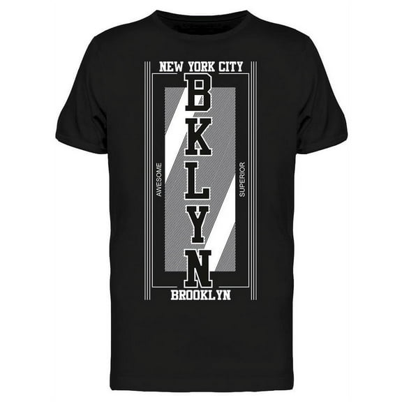 New York City Brklyn T-Shirt Men -Image by Shutterstock, Male Small