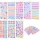 thumbnail image 1 of Set de 8 hojas con 8 estilos de pegatinas autoadhesivas láser. Pegatinas autoadhesivas surtidas. Mini pegatinas diarias para scrapbooking y manualidades., 1 of 7