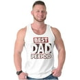 thumbnail image 5 of Father's Day Worlds Best Dad Period Tank Top Sleeveless Tee Men Brisco Brands M, 5 of 6