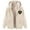Beige, variant on Fartey Winter Coats for Women Fleece Lined Hoodie Jackets Sherpa Full Zip Warm Coat Cute Heart Print Jacket Fall Winter Long Sleeve Outerwear with Pockets