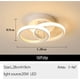thumbnail image 4 of Plafón LED de 2 Círculos para Dormitorio - Blanco Cálido Acogedor - 22W brillar Electrónica, 4 of 4