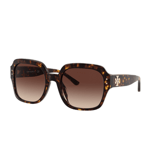 Burberry BE 4319 Plastic Unisex Rectangle Sunglasses Havana  display picture 1