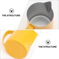 thumbnail image 3 of Coffee Cup Stainless Steel Storage Cup Coffee Container for Home Store (Yellow, 600ml), 3 of 7