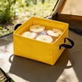 thumbnail image 6 of Hometravel 4 Gallon Portable Folding Water Container, Lightweight Waterproof Bucket for Travel, Wash Basin for Camping, Outdoor, RV, Square Design, 15L Capacity, 6 of 6
