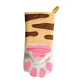 thumbnail image 2 of Guantes de horno con forma de pata de gato, transpirables y cómodos para restaurantes y barbacoas domésticas. A, 2 of 9
