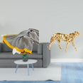 thumbnail image 2 of Manta Suave A Rayas Y Escultura Dorada De Guepardo, Ideal Como Decoración Para El Dormitorio, Sofá, Cama, Silla O Centro De Mesa., 2 of 8