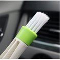 thumbnail image 4 of Set of 2 Green Car Cleaning Brush, Car Cleaning Brush, Auto Detailing Brush, Car Interior Cleaning Brush, for Engine, Dashboard, Air Vents and Interior, 4 of 5