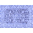 thumbnail image 1 of Ahgly Company Indoor Rectangle Abstract Blue Modern Area Rugs, 7' x 9', 1 of 4