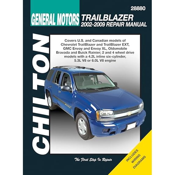 Pre-Owned Chilton Total Car Care Chevrolet Trailblazer, GMC Envoy, Oldsmobile Bravada & Rainier 02-09 (Paperback) 1563929627 9781563929625