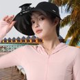 thumbnail image 5 of Tapa de sombrilla con ventilador alimentado por energía solar | Sombrero de enfriamiento solar con batería incorporada de 700 mAh | Visera de ala ancha con protección solar de poliéster | Accesorio, 5 of 5