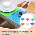 thumbnail image 3 of pitrice Colorful DIY Non-Slip Bathroom Mats Safety Shower Tub Bath Mat Bath Rug, 3 of 8