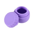 thumbnail image 1 of 4pcs Small Silicone Cosmetic Jars With Lids Refillable Mini Travel Containers For Makeup Storage Portable Colorful Organizer Set (blue Purple Green), 1 of 7