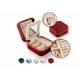 thumbnail image 1 of Joyeros Con Espejo Joyero Xtellar Rojo Organizador De Viaje Estuche De Joyería De Viaje Anillos, 1 of 5