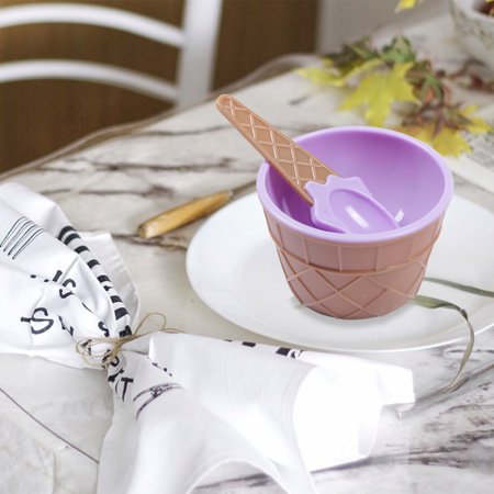 

Spoon For Ice Cream Bowl With A Spoon 6Pc Kids Ice Cream Bowls Ice Cream Cup Couples Bowl Gifts Dessert
