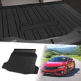 thumbnail image 1 of Unique Bargains Flat Face Cargo Liner Rear Trunk Mat Trunk Cargo Luggage Boot Tray Mat Vertical Stripes Pattern for Honda Civic Hatchback 2022-2025 Anti-Slip, 1 of 7