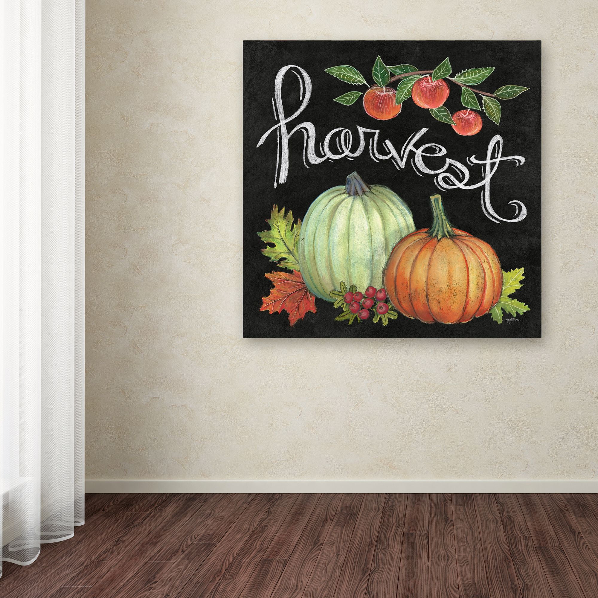 Trademark Fine Art 'Autumn Harvest IV Square' Canvas Art by Mary Urban