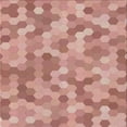 thumbnail image 1 of Ahgly Company Indoor Square Patterned Cherry Red Novelty Area Rugs, 4' Square, 1 of 6