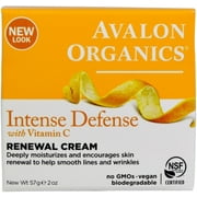 Avalon Organics Vitamin C Renewal Facial Cream 2 oz (Pack of 4)